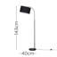 Domani 143cm Gloss Arched Floor Lamp-1689829386