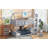 Light Grey Rubber Wood Twin-Over-Twin House Floor Bunk Bed With Headboard, Footboard, Guardrails, And Ladder-806088555