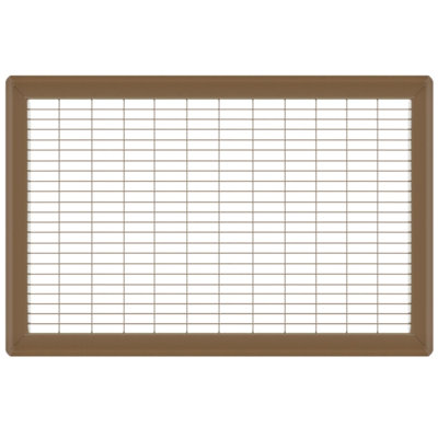 Brown Heavy Gauge Floor Grill