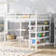 Lit mezzanine avec bureau intégré et tablettes-113752952-113752951