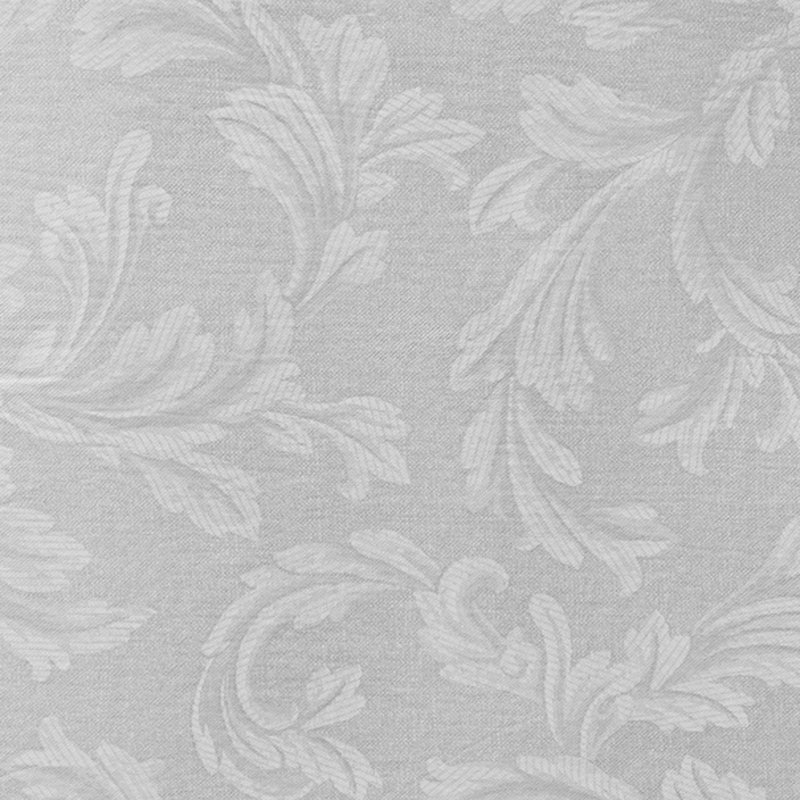 Nappe en vinyle Camile, 52 po x 52 po, Gris / blanc