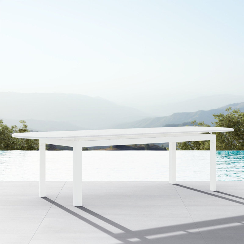 Seville Extendable Dining Table, White