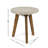 Compact Patio Tables, Acacia Wood Modern Tripod Accent For Patio Home