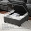 [VIDÉO + NOUVEAU] Canapé modulaire modulaire de 118 po avec repose-pieds de rangement mobile, canapé à 7 places en forme de U, siège large et combinaison libre, canapé surdimensionné en chenille pour salon et appartement, 2 couleurs-917317477