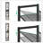 8 Tier Metal Shoe Rack, with Adjustable Flat or Angled Shelves, Set of 2, 4-Tier Stackable Shelf-1255458641