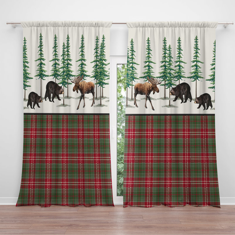 Semi Sheer Curtain Pair, 40" W x 82" L