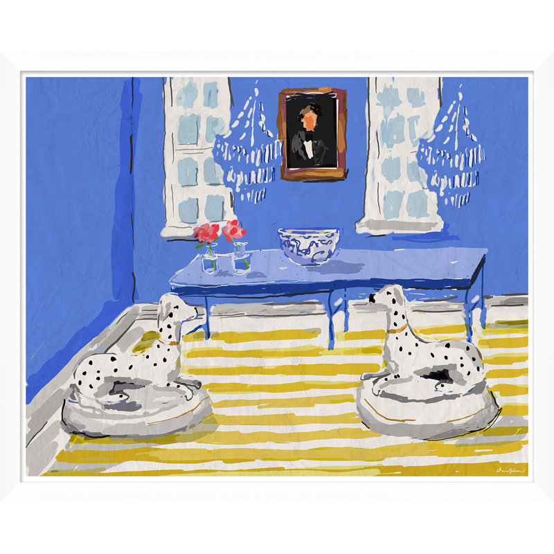 Blue Dog Giclee Print by Dana Gibson