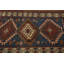 Tapis teinture végétale antique pré-1900 3 x 6