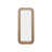 Rectangle Rattan+Solid + Manufactured Wood Full Length Mirrors
