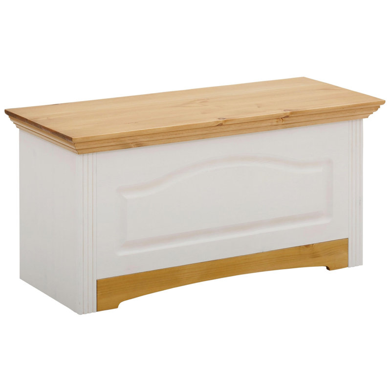 Manosque Accent Trunk, White/Honey