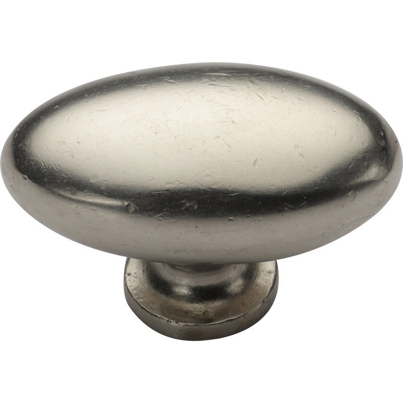 Poignée d'armoire ovale, Bronze blanc, 2
