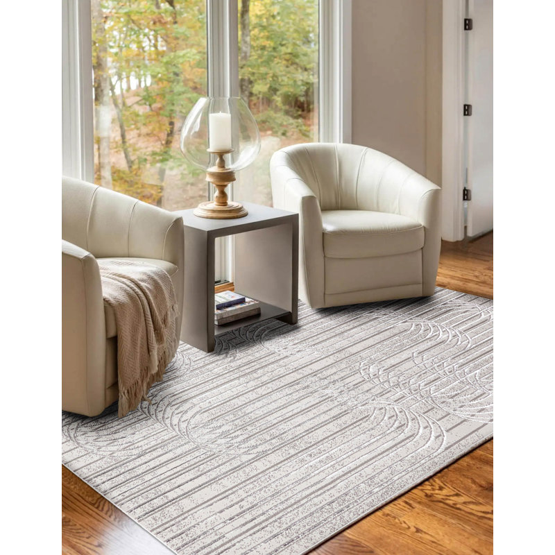 Blythe Grey Rug 8'0" x 10'0", Rectangle 8' x 10'