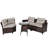 Slaveyka 4 - Person Patio Conversation Sets with Cushions