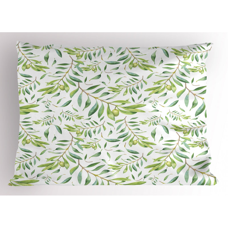 Polyester Floral Sham Set, Queen