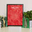 Milan City Map - No Frame Print-1365990097