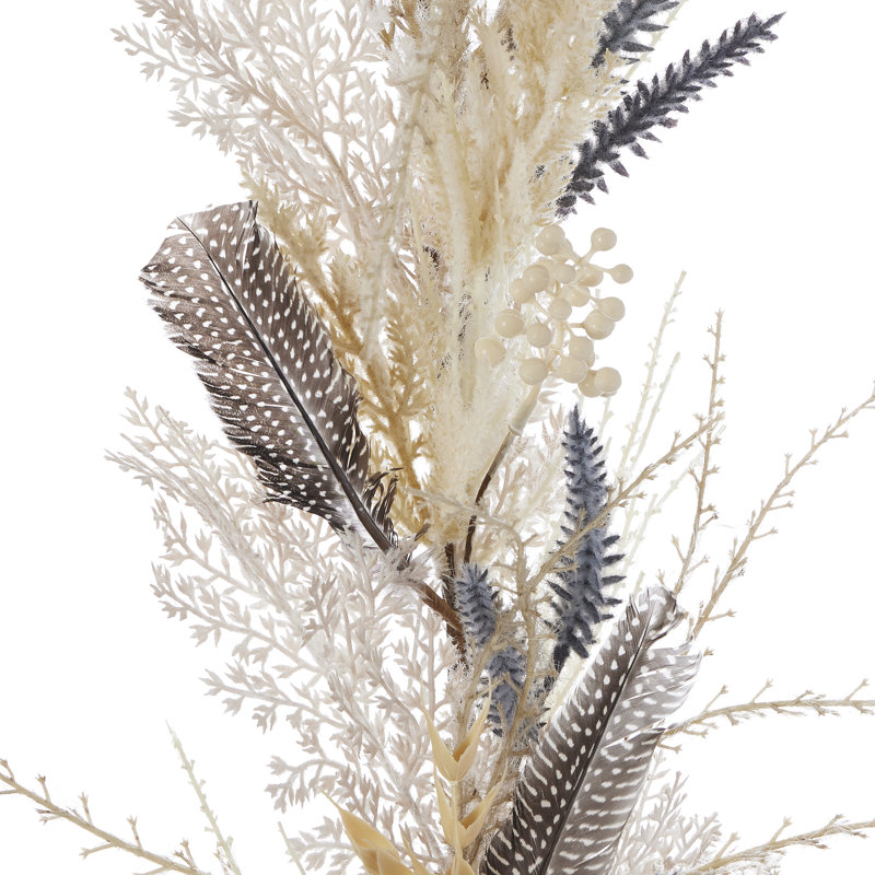 Fall Fields Bouquet with Feather and Pampas 6ft Garland
