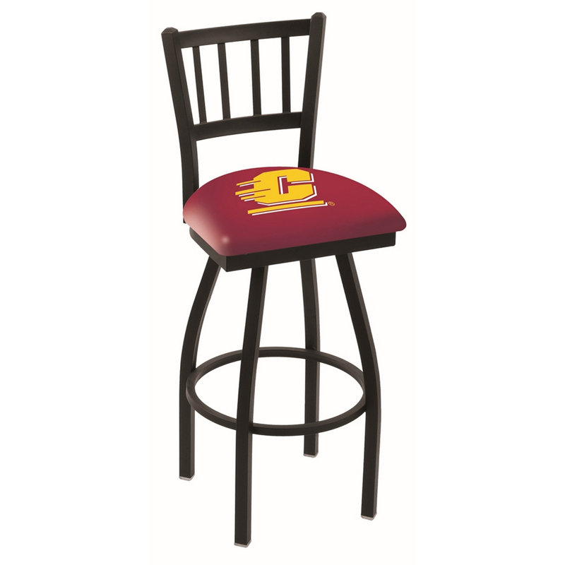 NCAA Swivel 30" Bar Stool, Central Michigan Chippewas