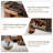 Modern Minimalist Natural Colour Black Walnut Wood Sofa Multifunctional Movable Side Table
