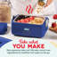 Boîte à lunch chauffée avec ustensiles Hot2go-118774901