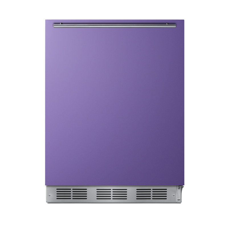 Summit Appliance 5.1 Cubic Feet Freestanding Mini Fridge with Freezer, Purple