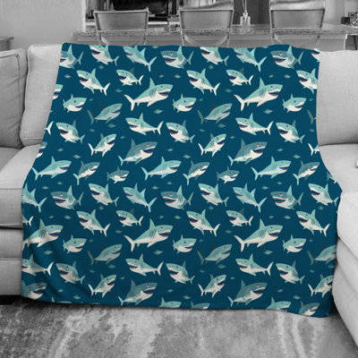  Shark Fleece Blanket