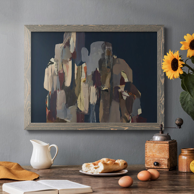 " Untitled ", 26" H x 38" W x 1.5" D, Gray