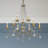 Fabio 9 - Light Crystal and Steel Dimmable Chandelier-22711443
