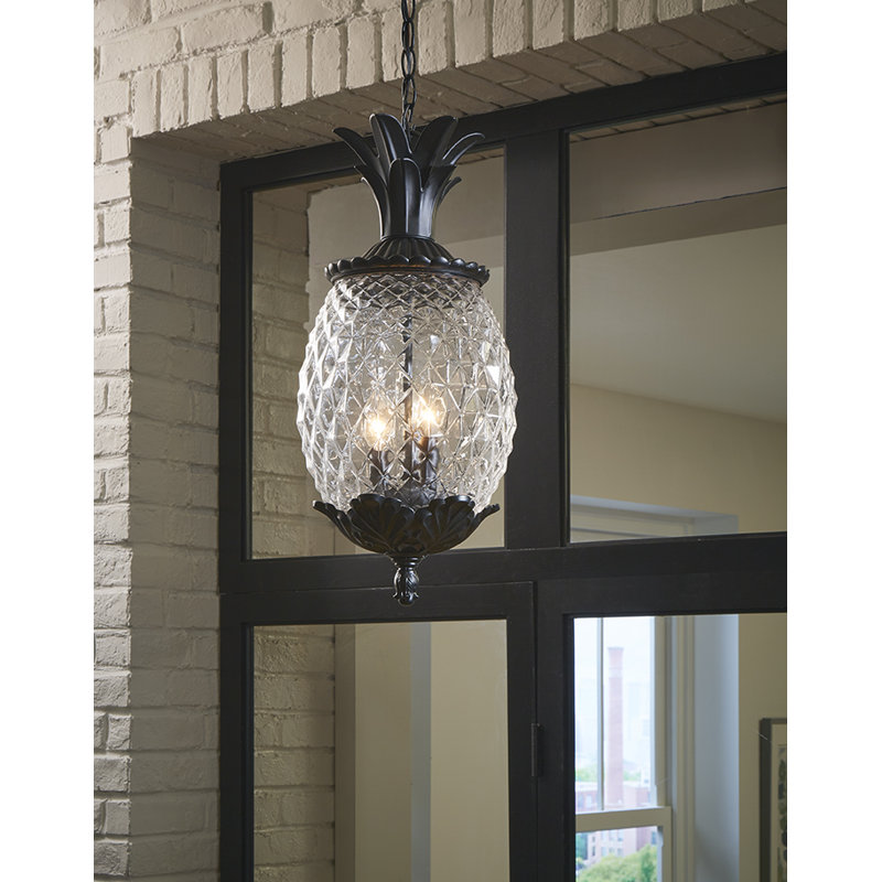 Arlesey 3 - Light Outdoor Pendant, Matte Black