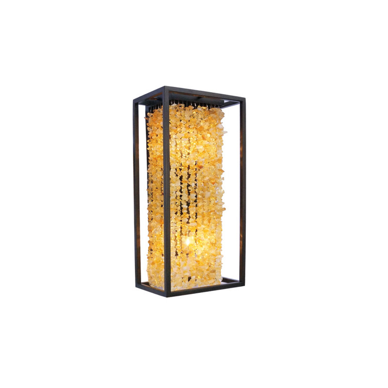 Soho 2 - Light Flush Mounted Sconce, Dark bronze