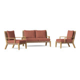 Hadley Outdoor 3 - Piece Conversation Set