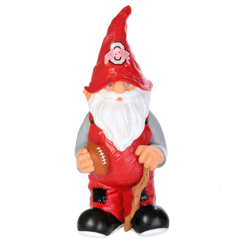 Statue de gnome de la NCAA, Tigers de l'Université Clemson, H 13 po x l 6,5 po x P 5,5 po