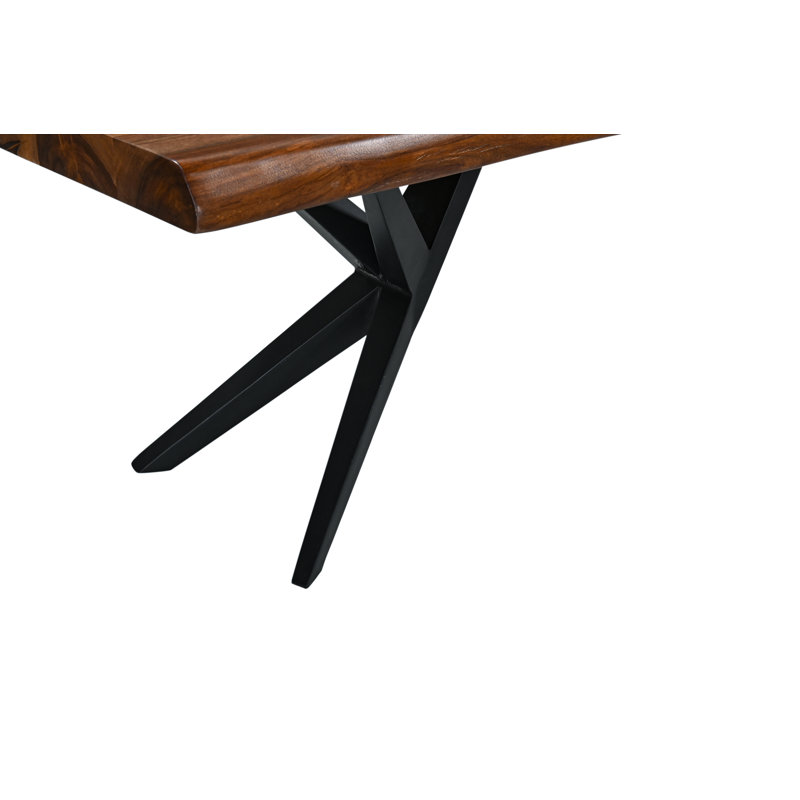 Rosewood 90" Bench in Natural Sheesham, 18" H x 90" W x 18" D