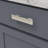 Bungalow Collection Rectangular Pull - 3" & 3-3/4" Center to Center Cabinet Pull Polished Nickel - Transitional, Coastal Hardware for Drawers & Cabinets-18447584