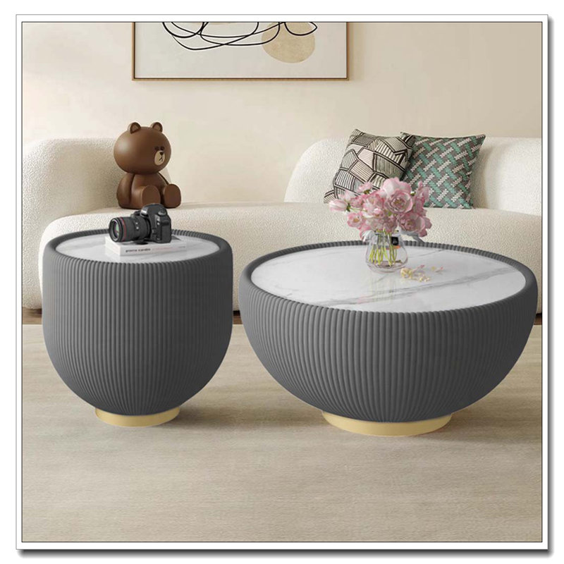 Table basse en forme de tasse, Gris