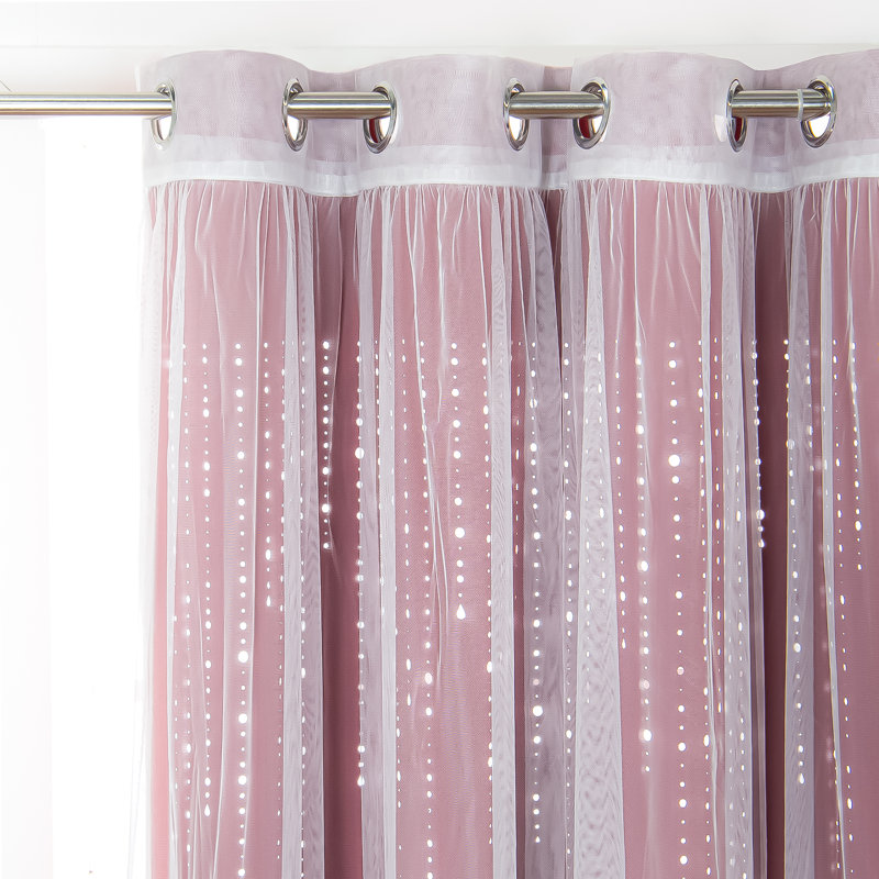 Exzavion Room Darkening Curtain, Cardinal Red