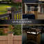 Oxford Solar Powered Integrated LED Aluminium Fence Post Cap Light 6 in. x 6 in. with Base Adapter Included-38507798