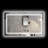Elllise Glass Flat Wall Mirror