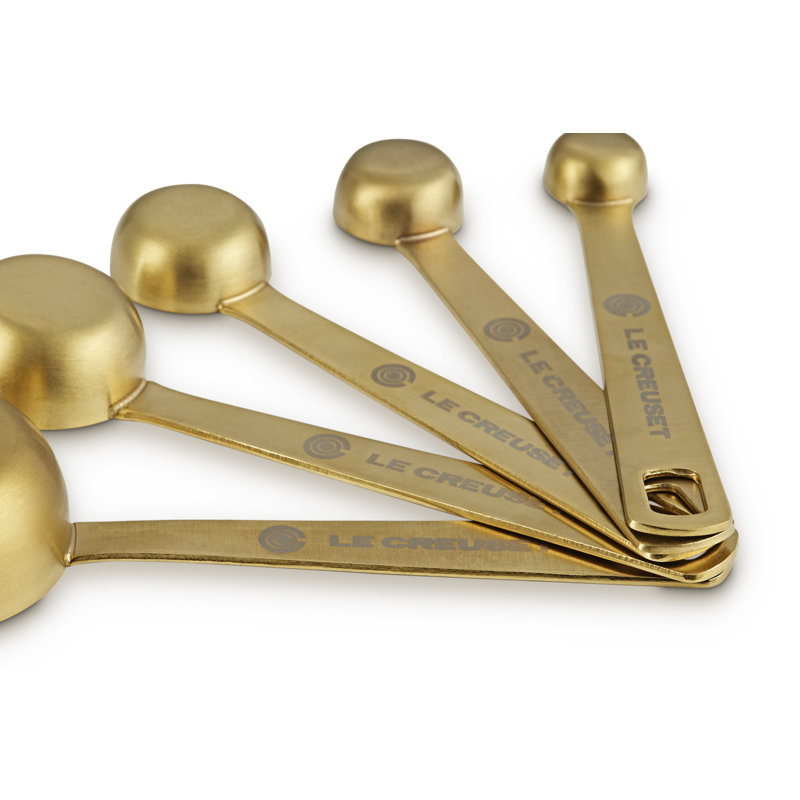 Gold Measuring Spoons - Set of 5