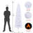 7.5FT Slim Artificial Christmas Tree Includes Foldable Metal Stand