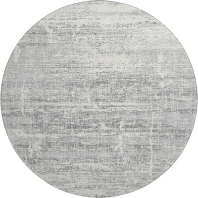 Premium Machine Washable Gerardo Silver Rug