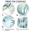«Oceanic Dreamscape Tropical» - art mural bleu-1453800513-1453800543-1453800512