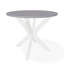 23" Round Rustic Polymer Outdoor End Table-749722391
