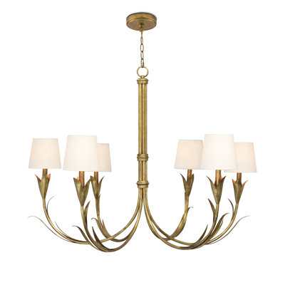 River Reed 6 - Light Chandelier