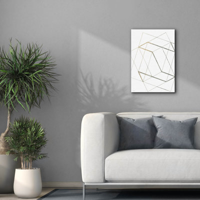  'Lines In My Mind 1' by Stellar Design Studio Canvas Wall Art, 18" x 26"