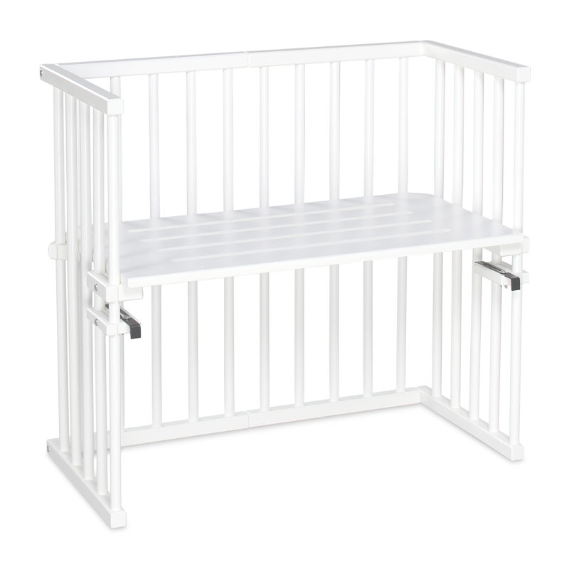 Babybay 5-in-1 Bedside Crib, White