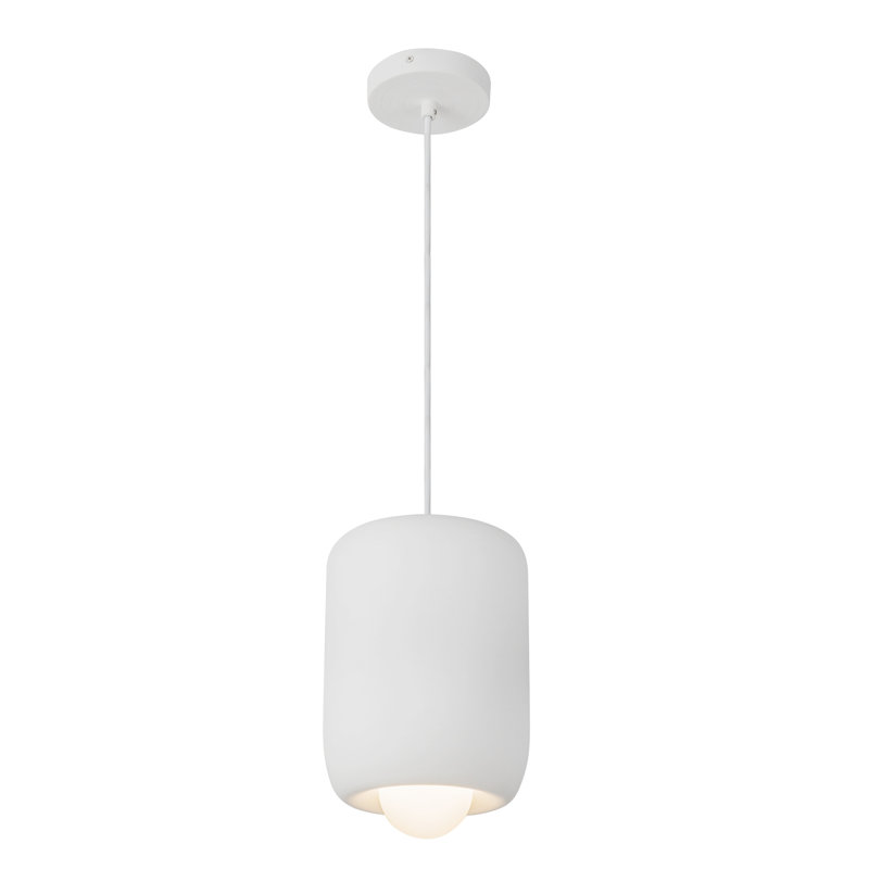 Hayden 1 - Light LED Single Pendant, White