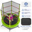Trampoline de cour arrière 55 po avec enceinte sécuritaire Costway-55709583
