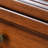 Nut-brown Solid + Manufactured Wood Accent Cabinet