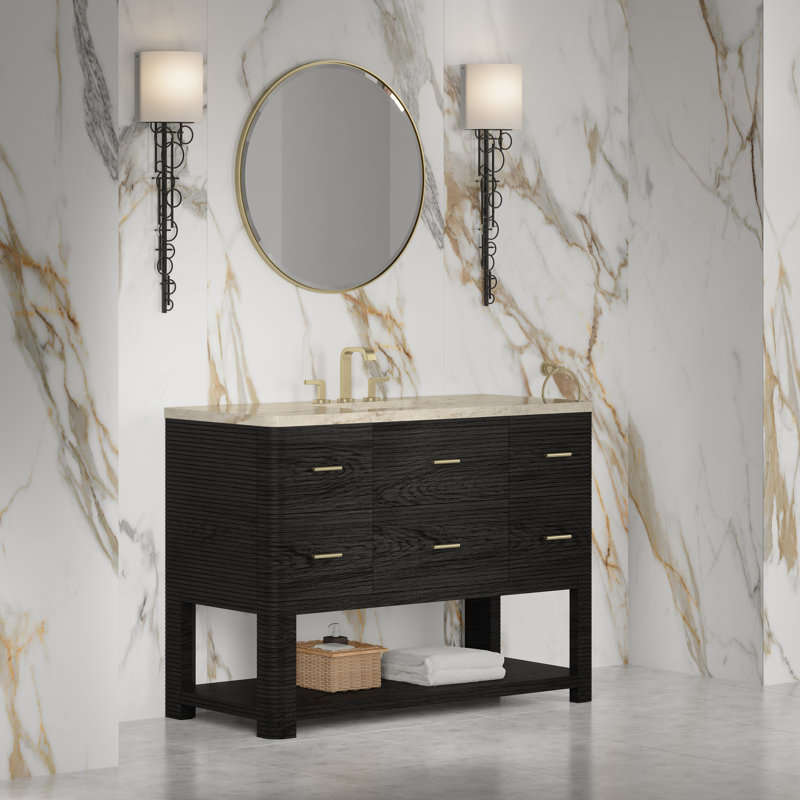 Lucian 48'' W Single Vanity, 8" Widespread, Tajnar Eclos