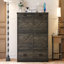 Lit ferme Farmhouse avec station de charge, lit plateforme pliable avec grand tiroir de rangement pour chambre d'amis, petite chambre